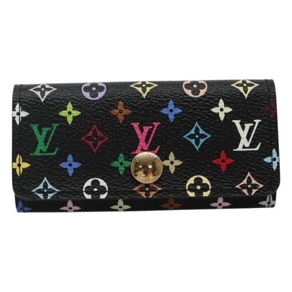 LOUIS VUITTON Monogram Multicolor Multi Cles 4 Key Case - Picture 1 of 15